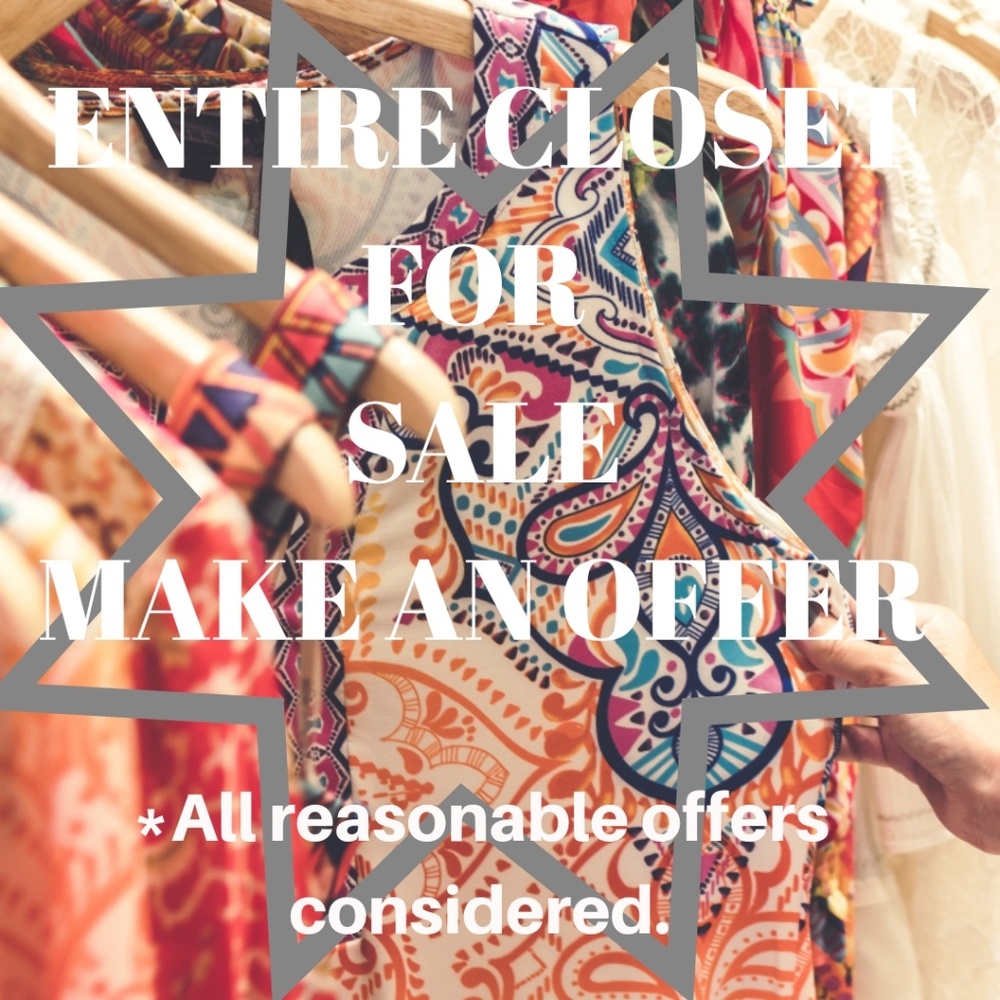🎉MAKE ME AN OFFER🎉BUY MY ENTIRE CLOSET